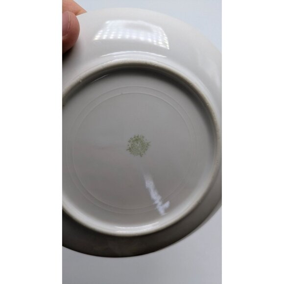 Hand-Painted Nippon Porcelain Plate Landscape Oval Shape Vintage Collectible - Picture 4 of 5